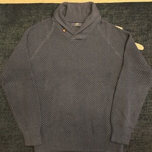 J Crew Shawl Collar Cotton Sweater